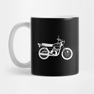 Kawasaki KZ200 White Outline Mug